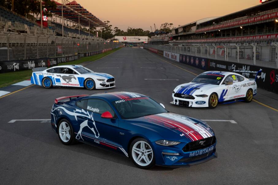 The new Mustang Supercar debuted with much fanfare in Australia. The new Mustang Supercar debuted with much fanfare in Australia.